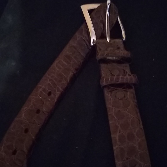 Genuine American alligator belt size 36